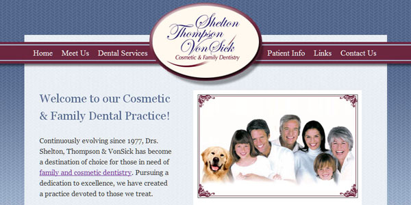 web site design STVDentistry.com