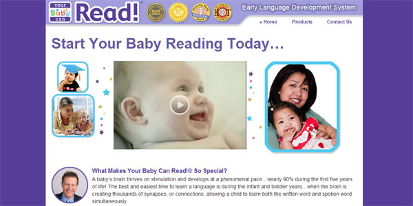 web site design YourBabyCanRead.com.ph